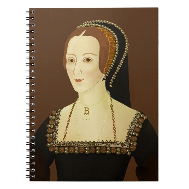 Cuaderno Anne Boleyn - ilustracion histórico (Frente)
