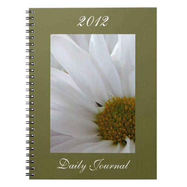 Cuaderno Año blanco del Diario-Personalizar de la (Frente)