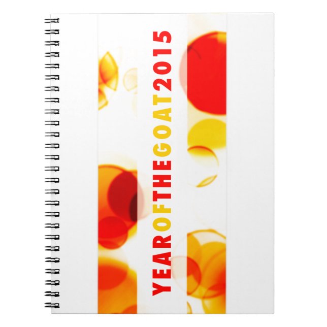 Cuaderno año de la cabra 2015 (bokeh) (Frente)