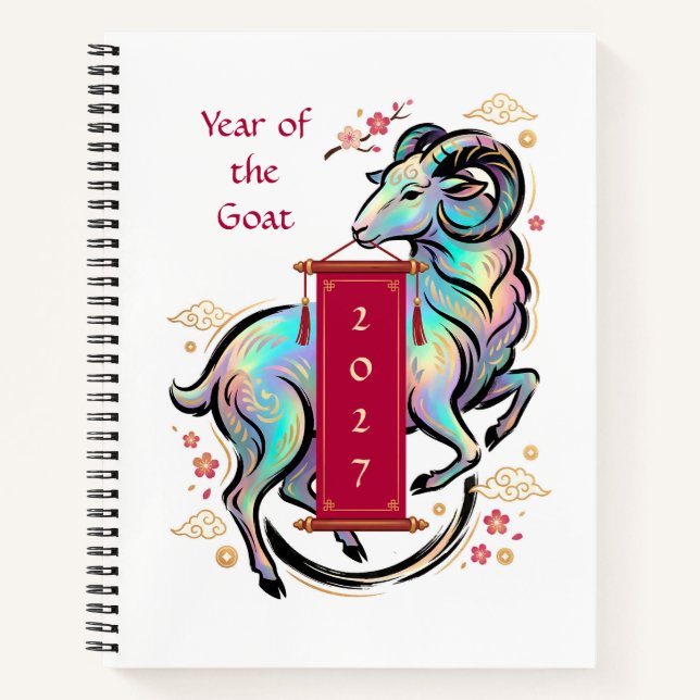 Cuaderno Año de la Cabra 2027 (Anverso)