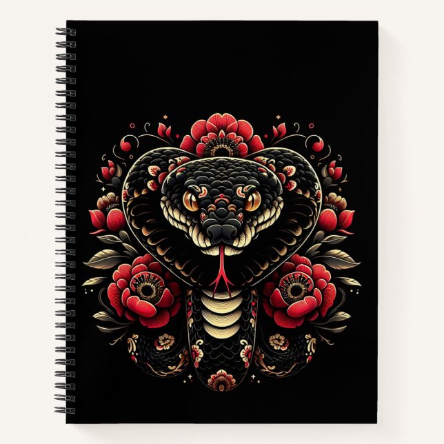 Cuaderno Año de la serpiente 2025: Sabiduría, transformació (Anverso)