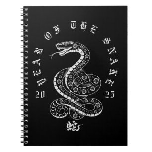 Cuaderno Año de la serpiente Año Nuevo Lunar chino 2025