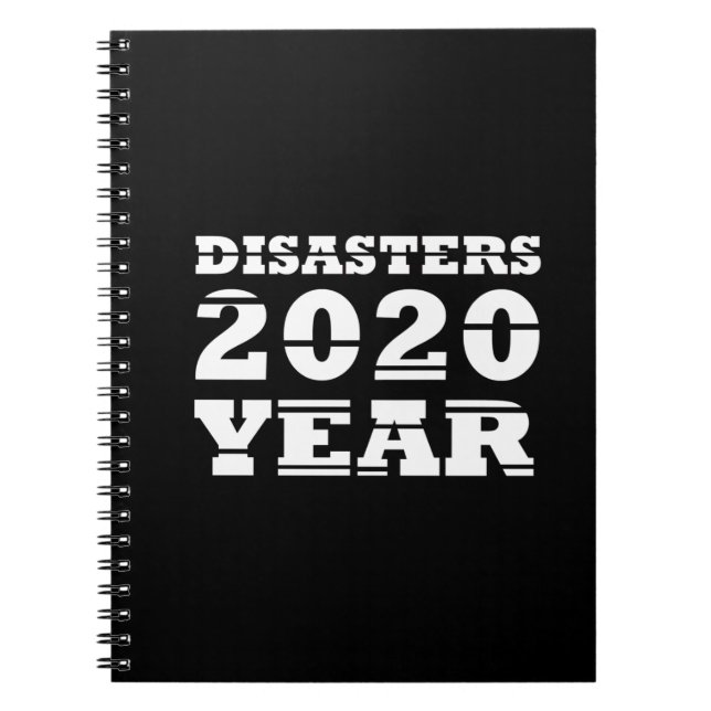 Cuaderno Año de los desastres de 2020 (Frente)