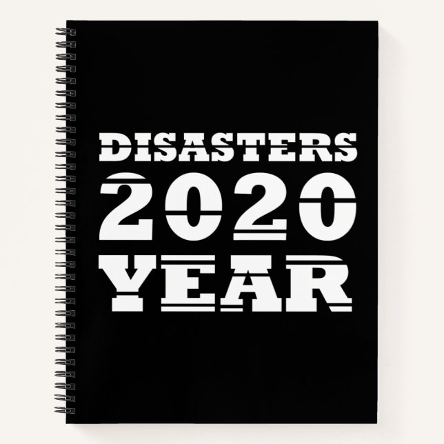 Cuaderno Año de los desastres de 2020 (Anverso)