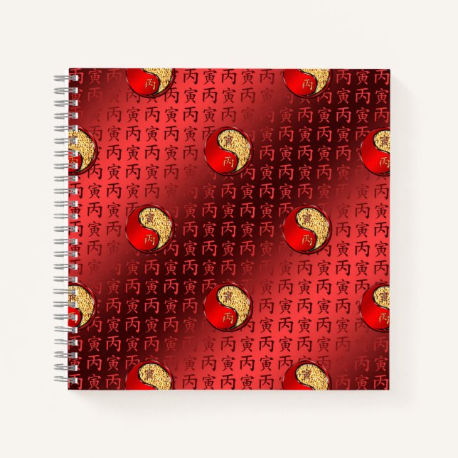 Cuaderno Año del Tigre de Fuego (Anverso)