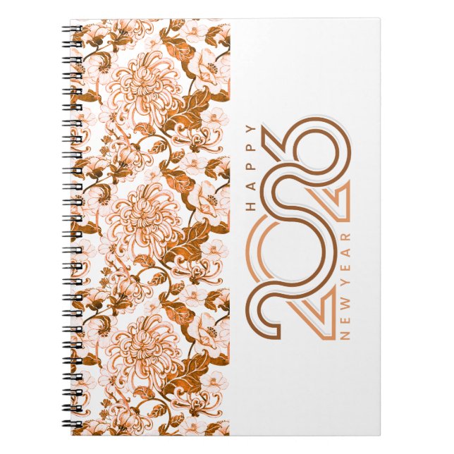 Cuaderno Año Nuevo Azafrán (Frente)