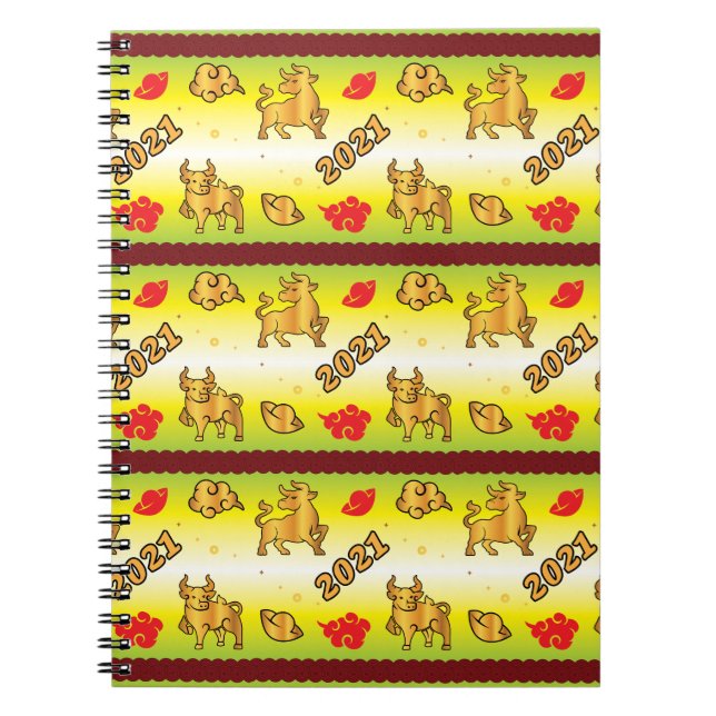 Cuaderno Año Nuevo Chino del Occidente 2021 (Frente)