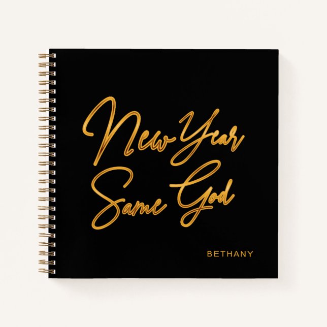 Cuaderno Año Nuevo El Mismo Dios (Anverso)