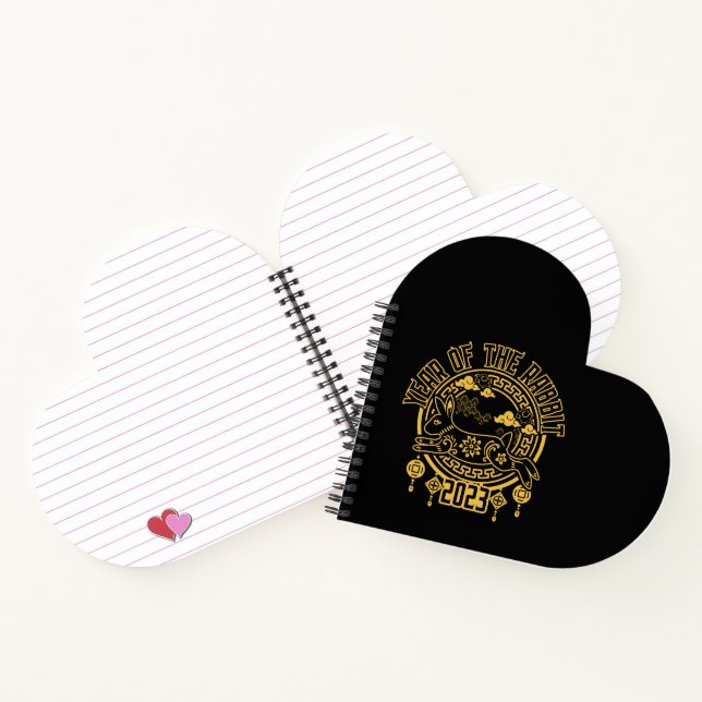 Cuaderno Año nuevo lunar chino del conejo (Interior)