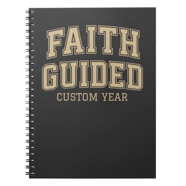 Cuaderno Año Personalizado guiado por la fe (Frente)