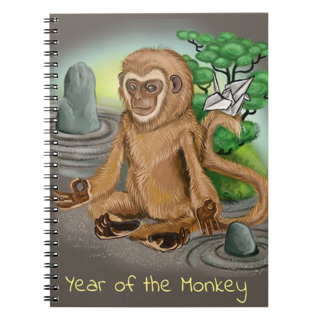 Cuaderno Año zodiaco chino del mono (Frente)