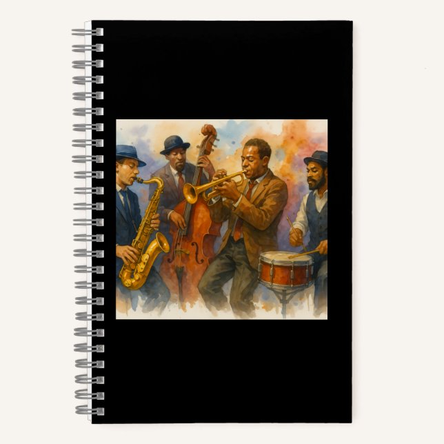 Cuaderno Anook de espiral de jazz (Anverso)