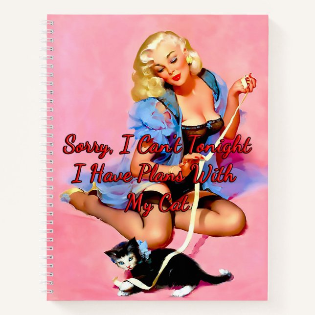 Cuaderno Años 1950 Denise Purrty por Gil Elvgren (Anverso)