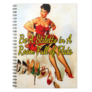 Cuaderno Años 1950 probando zapatos por Gil Elvgren