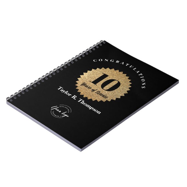 Cuaderno Años de Servicio Personalizados para el Personal R (Lado Izquierdo)