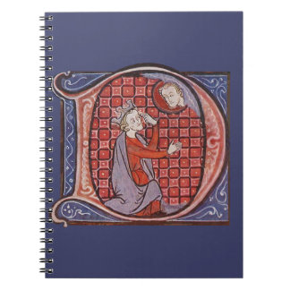 Cuaderno Anotación D inicial iluminada