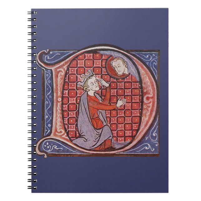 Cuaderno Anotación D inicial iluminada (Frente)