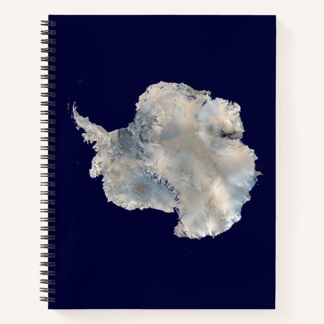 Cuaderno Antártida (imágenes de mármol azul de la NASA) (Anverso)