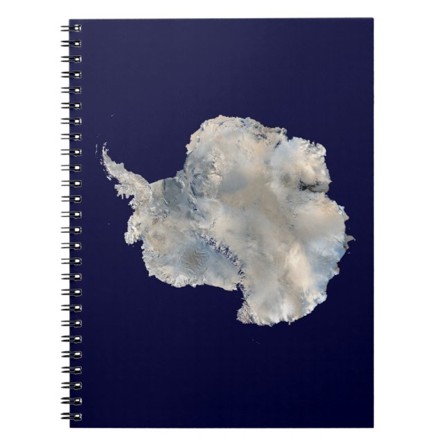 Cuaderno Antártida (imágenes de mármol azul de la NASA) (Frente)