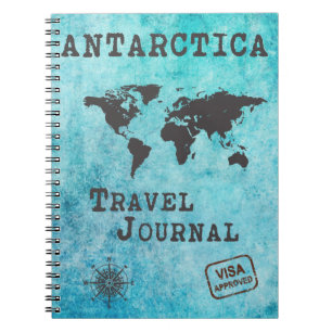 Cuaderno Antártida Travel Journal Vacation Trip Planner