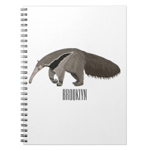 Cuaderno Anteater personalizado ilustracion