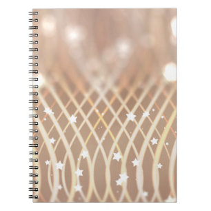 Cuaderno Antecedentes abstractos. fondo marrón con olas