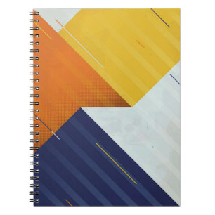 Cuaderno Antecedentes abstractos. Grunge textura. Geo trian