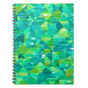 Cuaderno Antecedentes abstractos. mosaico verde