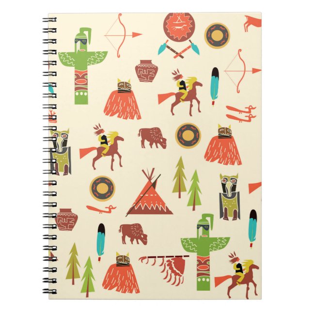 Cuaderno antecedentes con indios estadounidenses (Frente)
