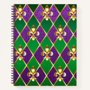 Cuaderno Antecedentes de joyas Mardi Gras