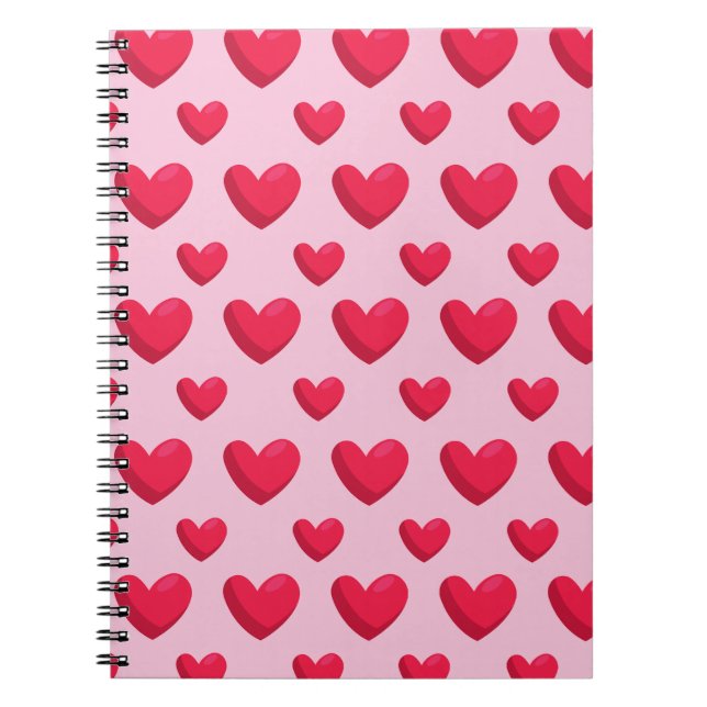 Cuaderno Antecedentes de San Valentín con amor al corazón (Frente)