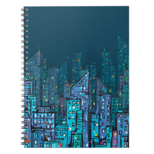 Cuaderno Antecedentes del paisaje urbano nocturno. Ilustrac