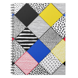 Cuaderno Antecedentes: pájaros, puntos de polka.