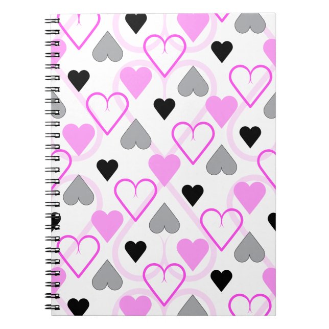 Cuaderno Anteckningsbok Hearts (Frente)