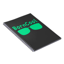 Cuaderno Anteckningsbok med BornCool-tryck