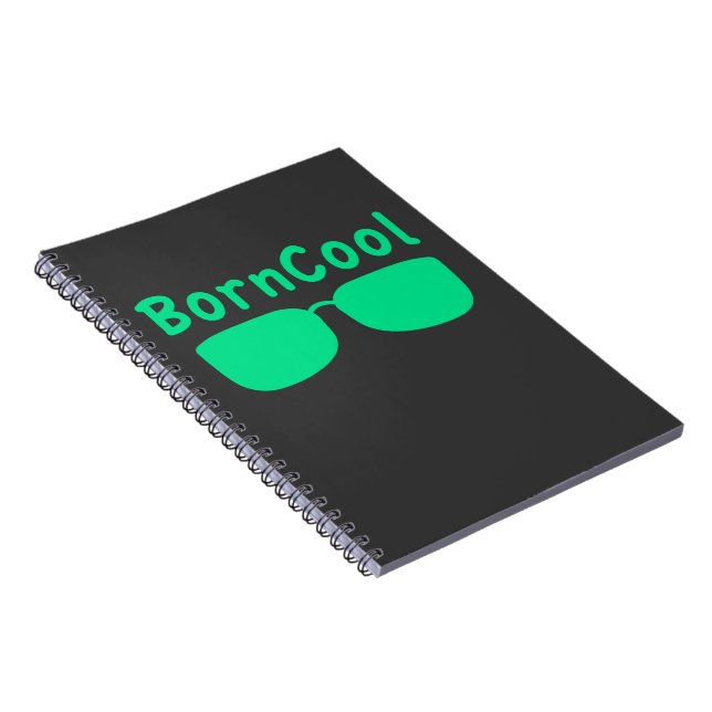 Cuaderno Anteckningsbok med BornCool-tryck (Lado Derecho)