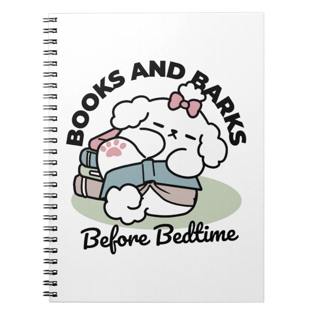 Cuaderno Antes de la hora de la cama con mi perilla - Lover (Frente)