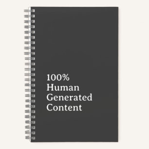 Cuaderno Anti AI de Contenido Generado por Humanos