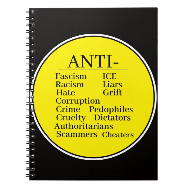Cuaderno Anti- Notebook (Frente)