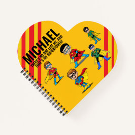 CUADERNO ANTI-STRESS KIDS HERO SUPERHERO POWER RED