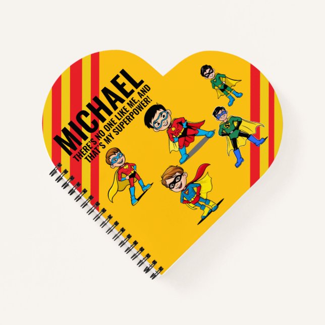 CUADERNO ANTI-STRESS KIDS HERO SUPERHERO POWER RED (Anverso)