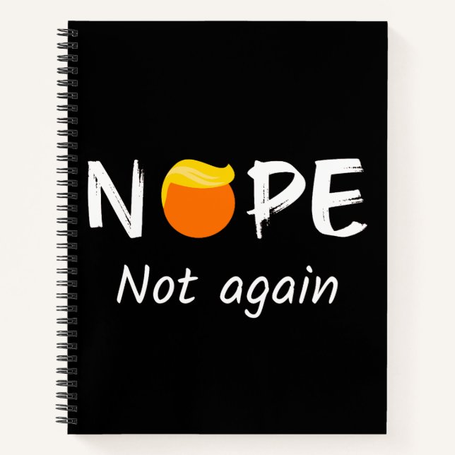 Cuaderno Anti-Trump - No de nuevo II (Anverso)