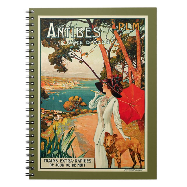 Cuaderno Antibes ~ Cote D'Azur (Frente)