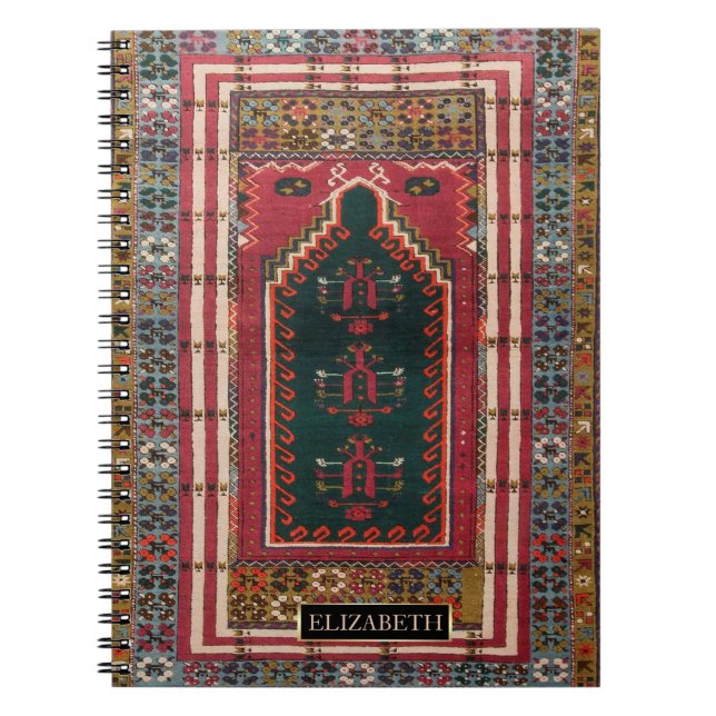 Cuaderno Antigua oriental Kilim Rug (Frente)