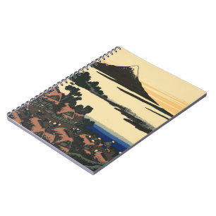 Cuaderno Antigua provincia de Kai   Dibujo de Katsushika Ho