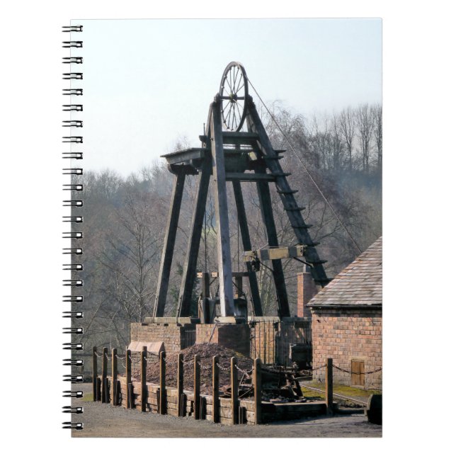 CUADERNO ANTIGUA RUEDA DE VIENTO DE PITHEAD ENGLAND (Frente)