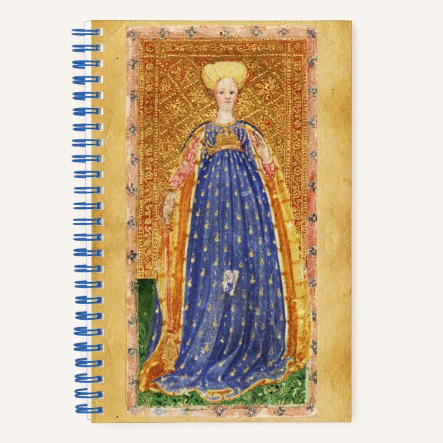 CUADERNO ANTIGUA TAROTS/ MAID Y PÁGINA DE PARCHE DE MUERTES (Anverso)