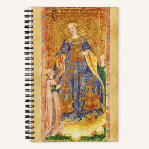 Cuaderno ANTIGUA TAROTS REINA Y KNIGHT OF WANS Parchment