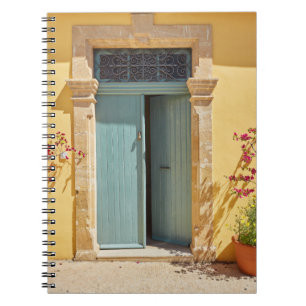 Cuaderno Antiguas puertas verdes auténticas en Nicosia Chip