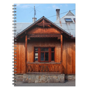 Cuaderno Antiguo alojamiento de casa tradicional de madera,